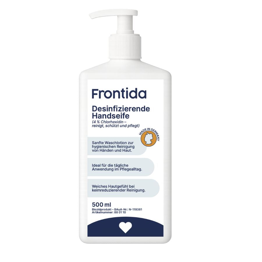 Frontida Desinfizierende Handseife 4 % CHX · 500 ml